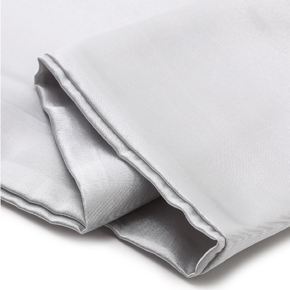 Gray Satin Pillowcase - Picture 2 of 4